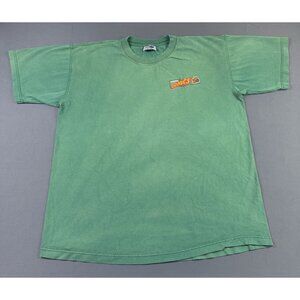 Rare Vintage 90s NBA Seattle Supersonics Basketball Stitched Logo Green Faded T